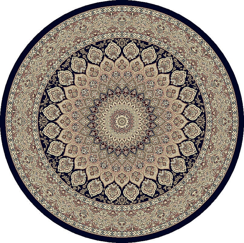 Dynamic Rugs Ancient Garden 57090 Navy Rugs.