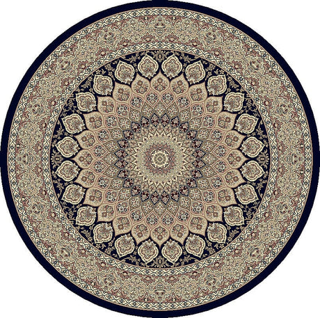 Dynamic Rugs Ancient Garden 57090 Navy Rugs.