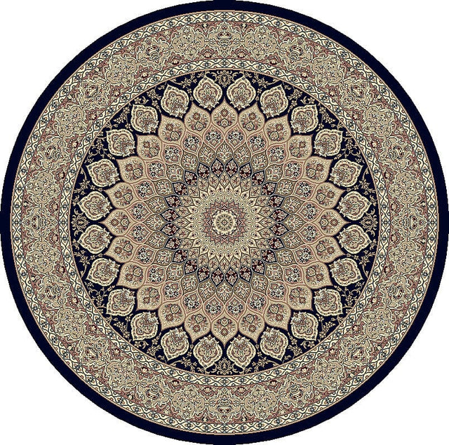 Dynamic Rugs Ancient Garden 57090 Navy Rugs.