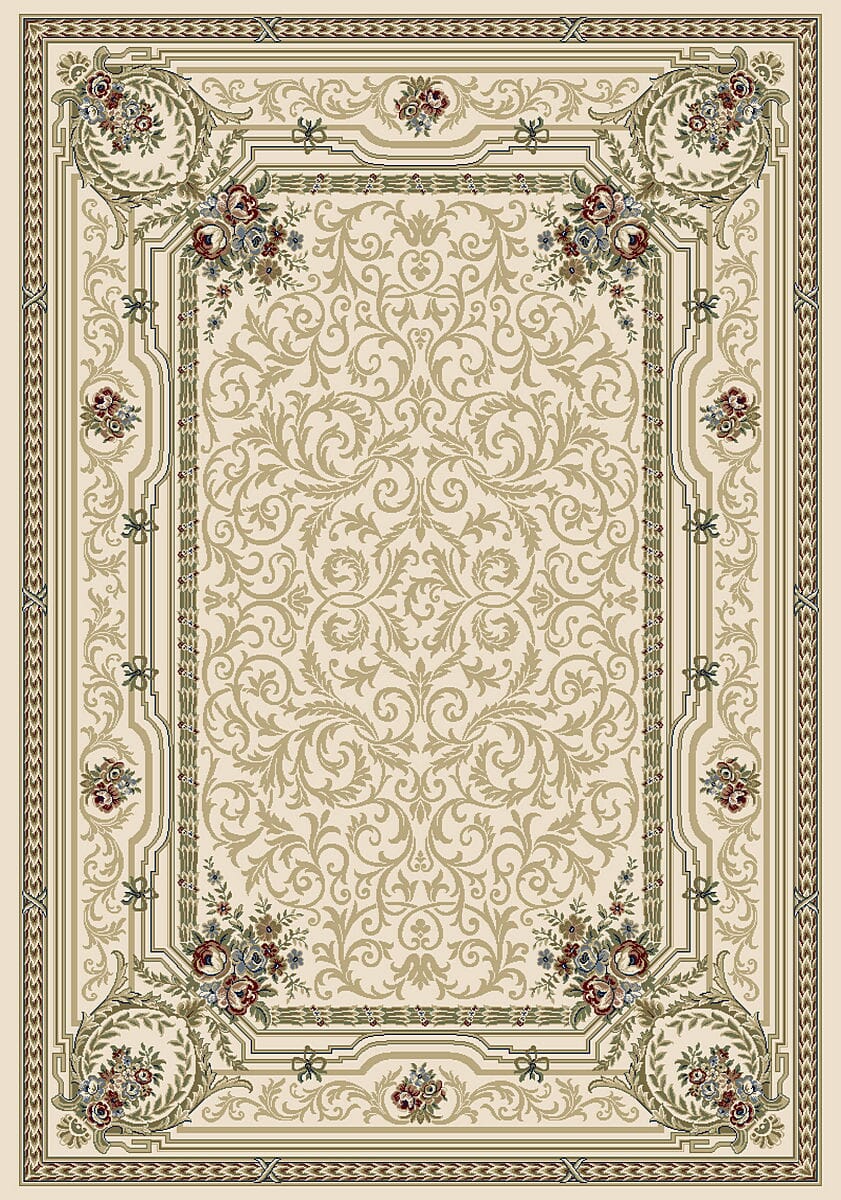 Dynamic Rugs Ancient Garden 57091 Ivory Rugs.