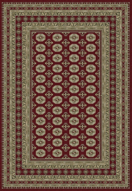 Dynamic Rugs Ancient Garden 57102 Red/Beige Rug.