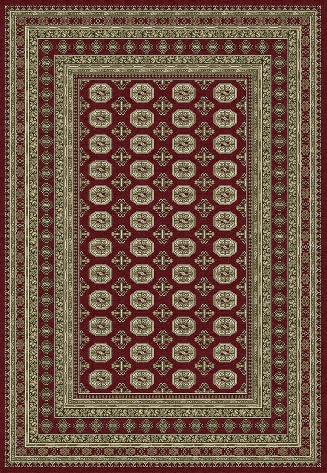 Dynamic Rugs Ancient Garden 57102 Red/Beige Rug.
