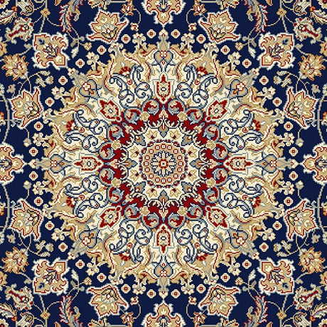 Dynamic Rugs Ancient Garden 57119 Blue / Ivory Rugs.