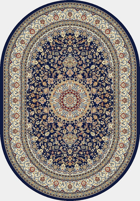 Dynamic Rugs Ancient Garden 57119 Blue / Ivory Rugs.