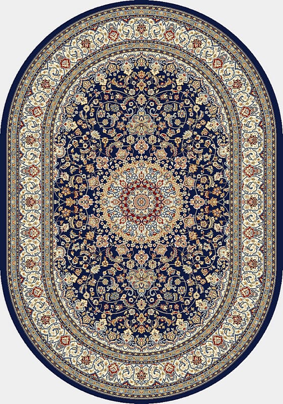 Dynamic Rugs Ancient Garden 57119 Blue / Ivory Rugs.