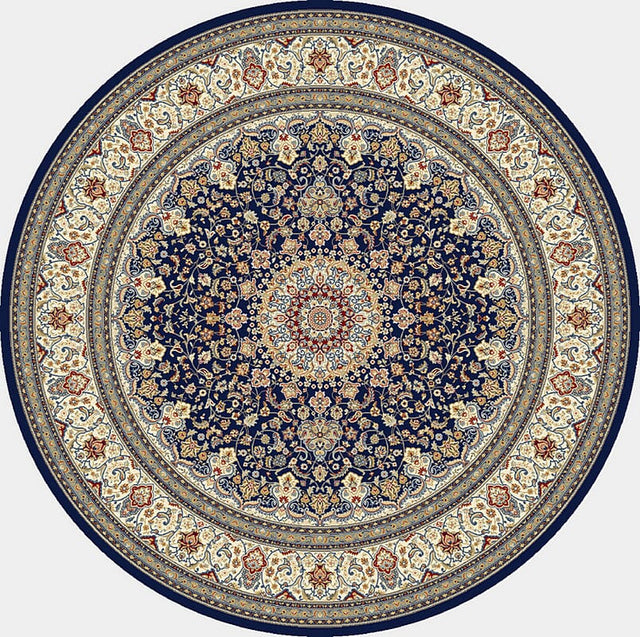 Dynamic Rugs Ancient Garden 57119 Blue / Ivory Rugs.