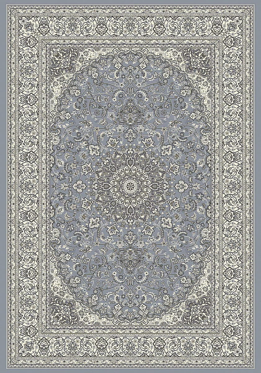 Dynamic Rugs Ancient Garden 57119 Steel Blue / Cream Rugs.