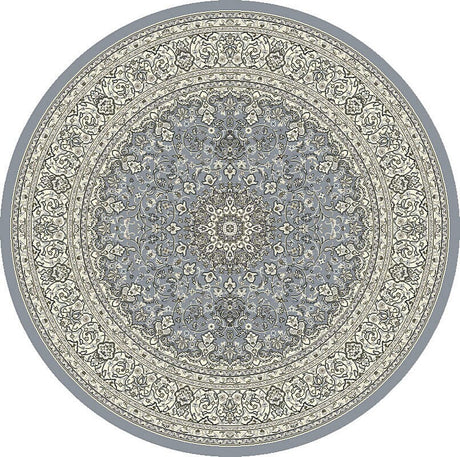Dynamic Rugs Ancient Garden 57119 Steel Blue / Cream Rugs.