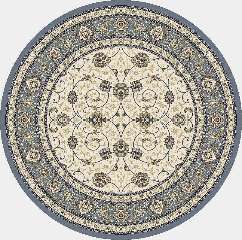 Dynamic Rugs Ancient Garden 57120 Ivory / Light Blue Rugs.