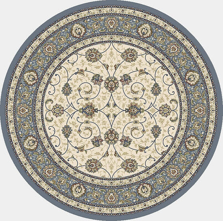 Dynamic Rugs Ancient Garden 57120 Ivory / Light Blue Rugs.