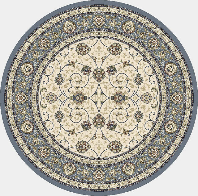 Dynamic Rugs Ancient Garden 57120 Ivory / Light Blue Rugs.