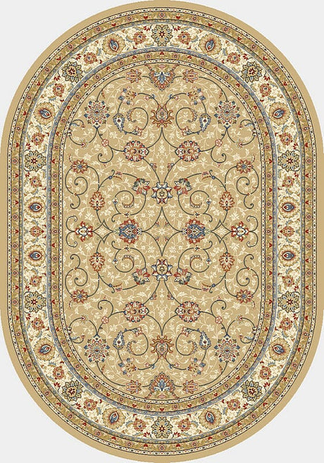 Dynamic Rugs Ancient Garden 57120 Lt Gold / Ivory Rugs.