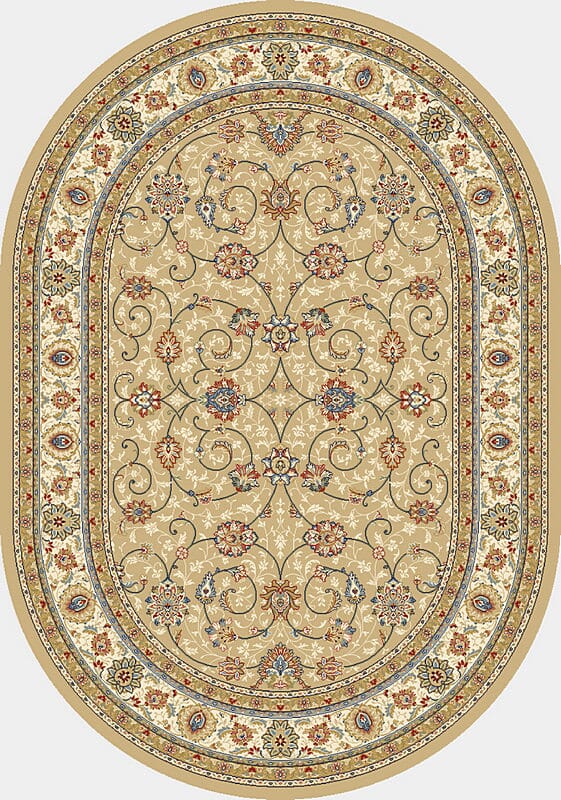 Dynamic Rugs Ancient Garden 57120 Lt Gold / Ivory Rugs.