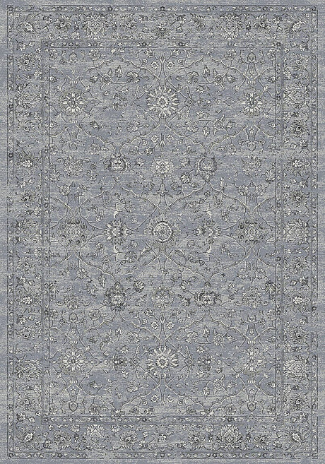 Dynamic Rugs Ancient Garden 57136 Steel Blue / Cream Rugs.