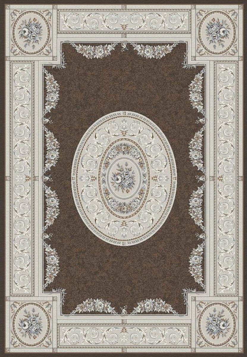 Dynamic Rugs Ancient Garden 57226 Brown/Cream Rug.