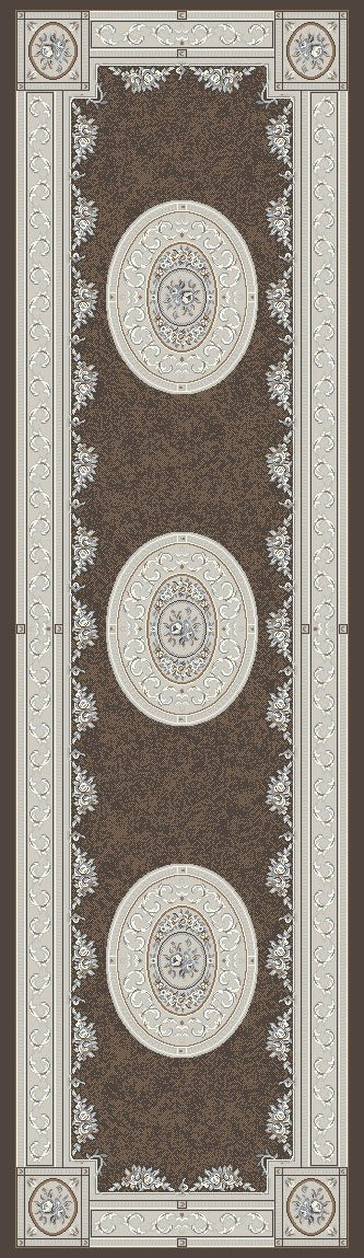 Dynamic Rugs Ancient Garden 57226 Brown/Cream Rug.