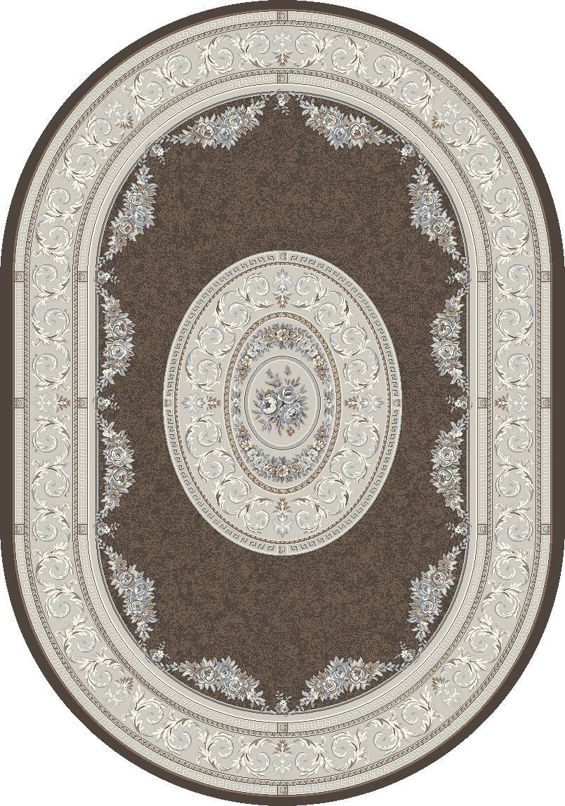 Dynamic Rugs Ancient Garden 57226 Brown/Cream Rug.