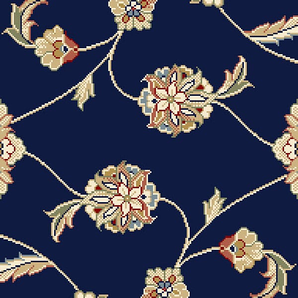Dynamic Rugs Ancient Garden 57365 Blue / Ivory Rugs.