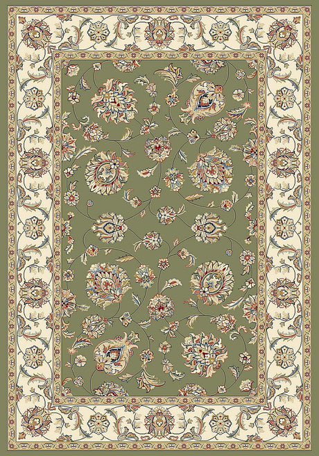 Dynamic Rugs Ancient Garden 57365 Green / Ivory Rugs.