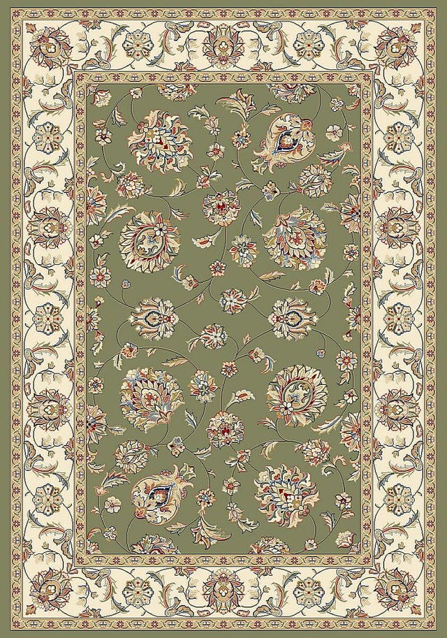 Dynamic Rugs Ancient Garden 57365 Green / Ivory Rugs.