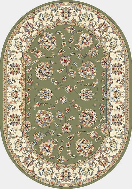 Dynamic Rugs Ancient Garden 57365 Green / Ivory Rugs.