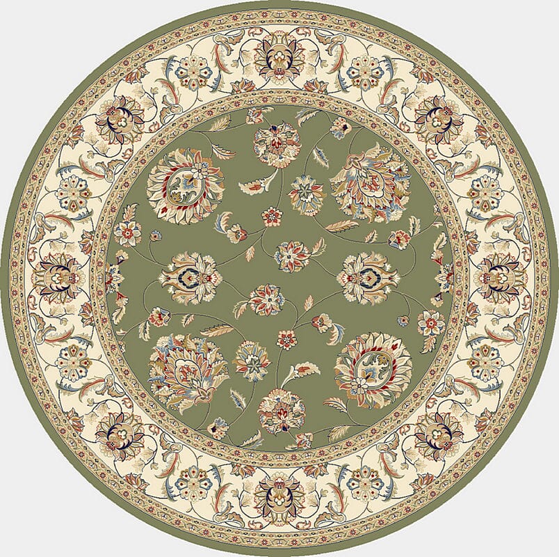 Dynamic Rugs Ancient Garden 57365 Green / Ivory Rugs.