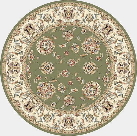 Dynamic Rugs Ancient Garden 57365 Green / Ivory Rugs.
