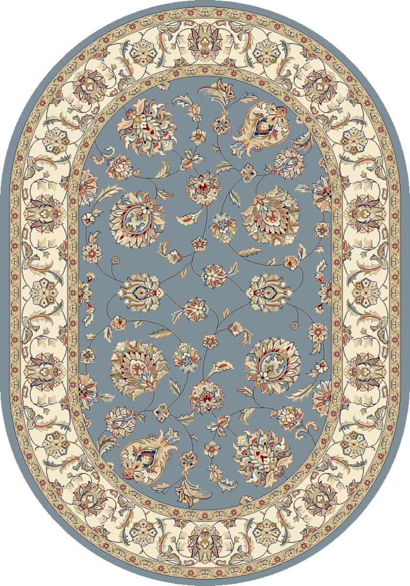 Dynamic Rugs Ancient Garden 57365 Light Blue/Ivory Rugs.