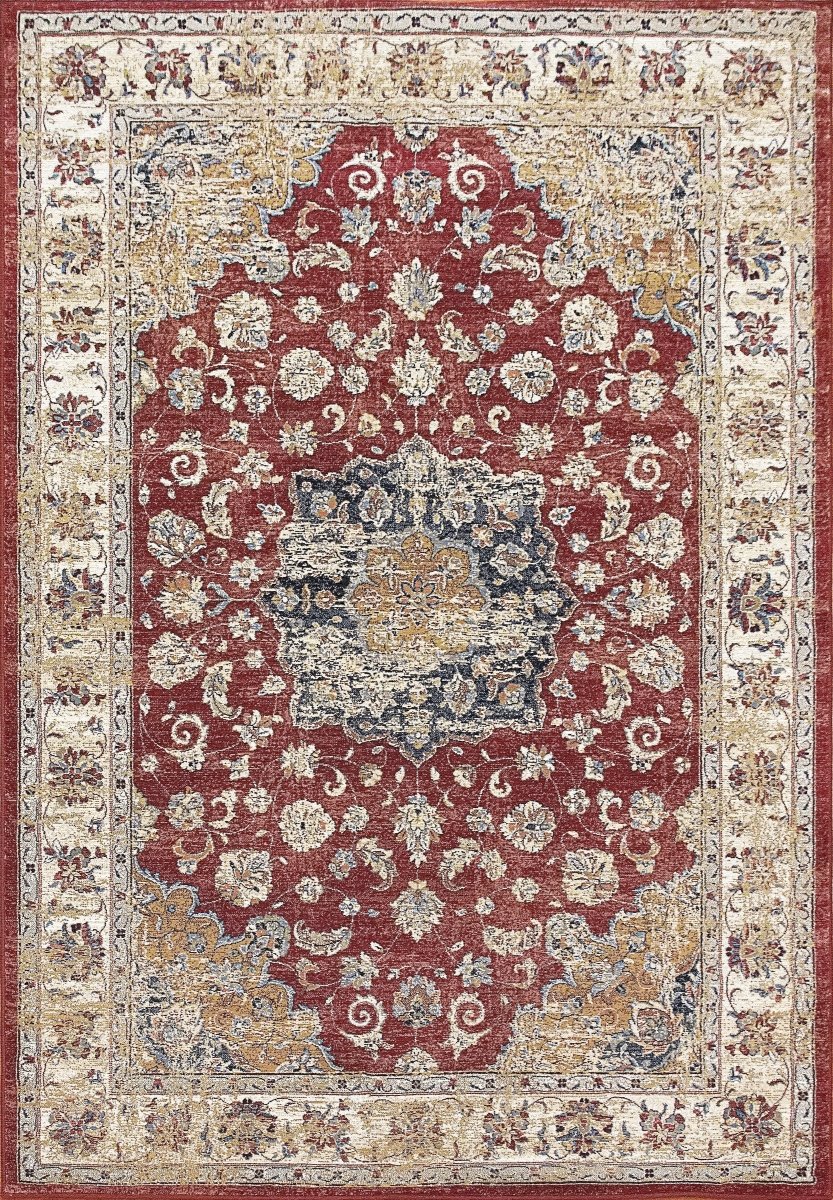 Dynamic Rugs Ancient Garden 57559 Red/Ivory Rugs.