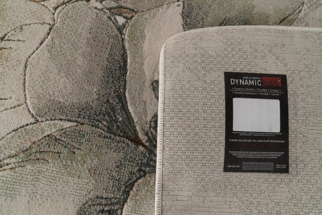Dynamic Rugs Aspire 11360 Power Loomed Contemporary Cream/Sage/Multi Rug