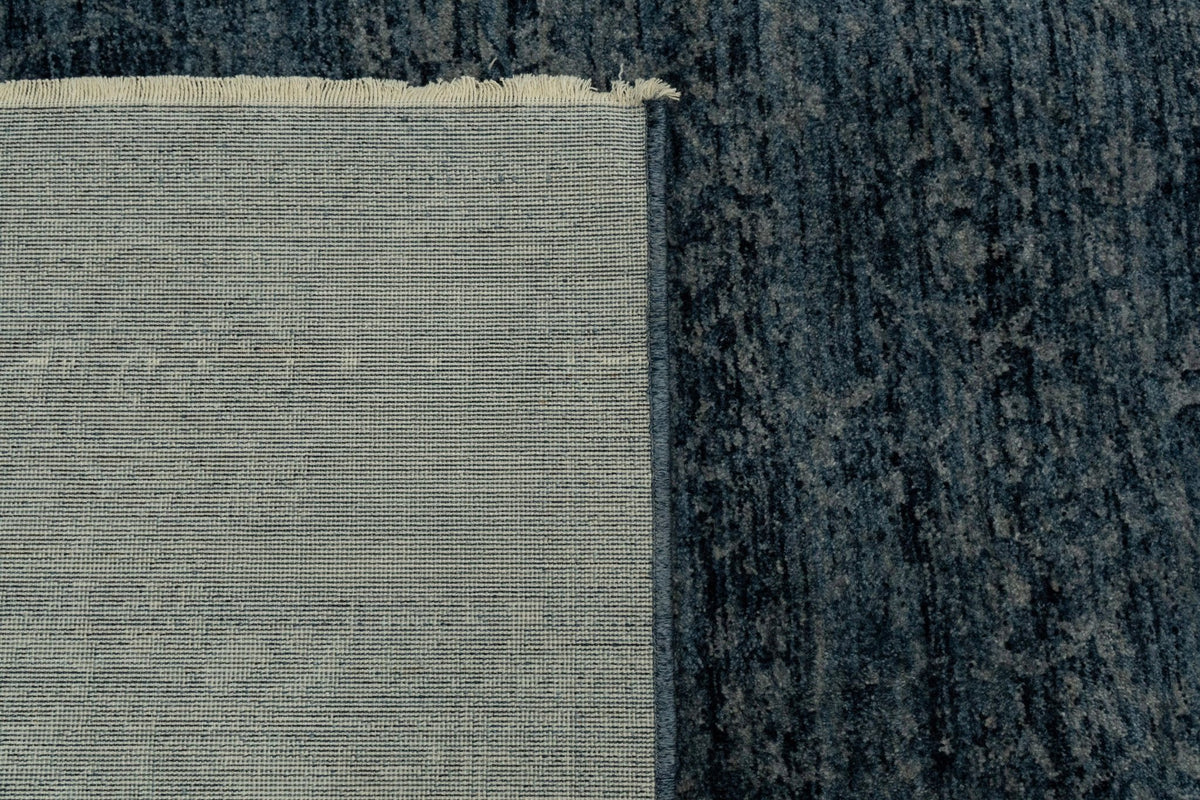 Dynamic Rugs Atmos 11980 Power Loomed Traditional Navy Rug