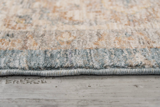 Dynamic Rugs Autumn 10920 Power Loomed Traditional Blue/Beige Rug