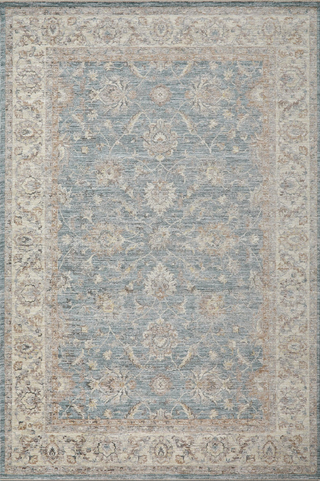 Dynamic Rugs Autumn 10920 Power Loomed Traditional Blue/Beige Rug