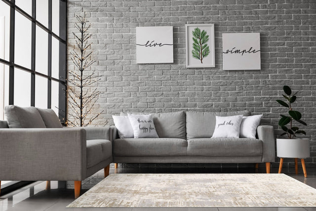 Dynamic Rugs Azure 12581 Power Loomed Modern Ivory/Beige/Grey Rug