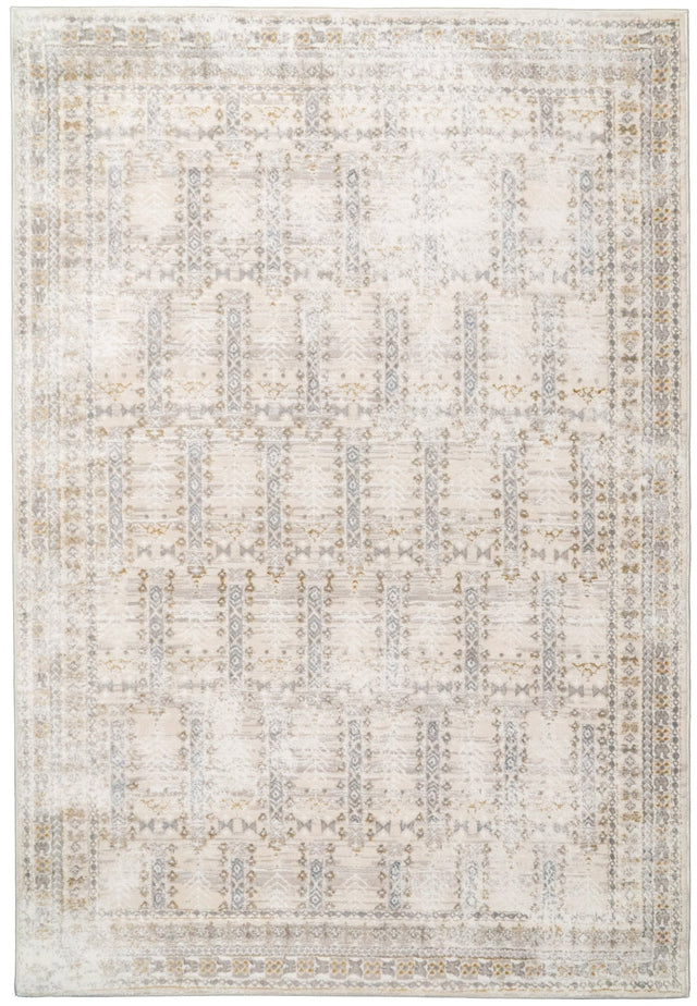 Dynamic Rugs Azure 12583 Power Loomed Transitional Ivory/Beige/Grey Rug