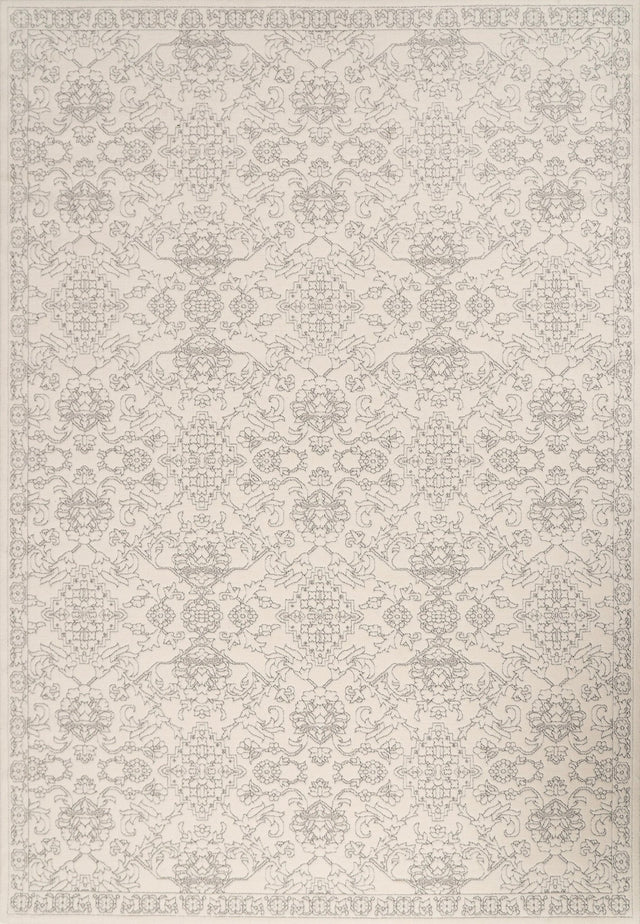 Dynamic Rugs Boutique 19483 Power Loomed Traditional Grey/Cream Rug