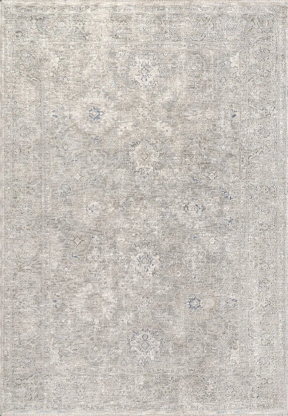 Dynamic Rugs Dharma 12041 Power Loomed Transitional Light Beige/Grey Rug - Rectangular
