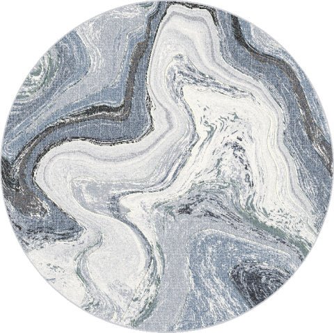 Dynamic Rugs Eclipse 63436 Power Loomed Modern Grey/Cream Rug