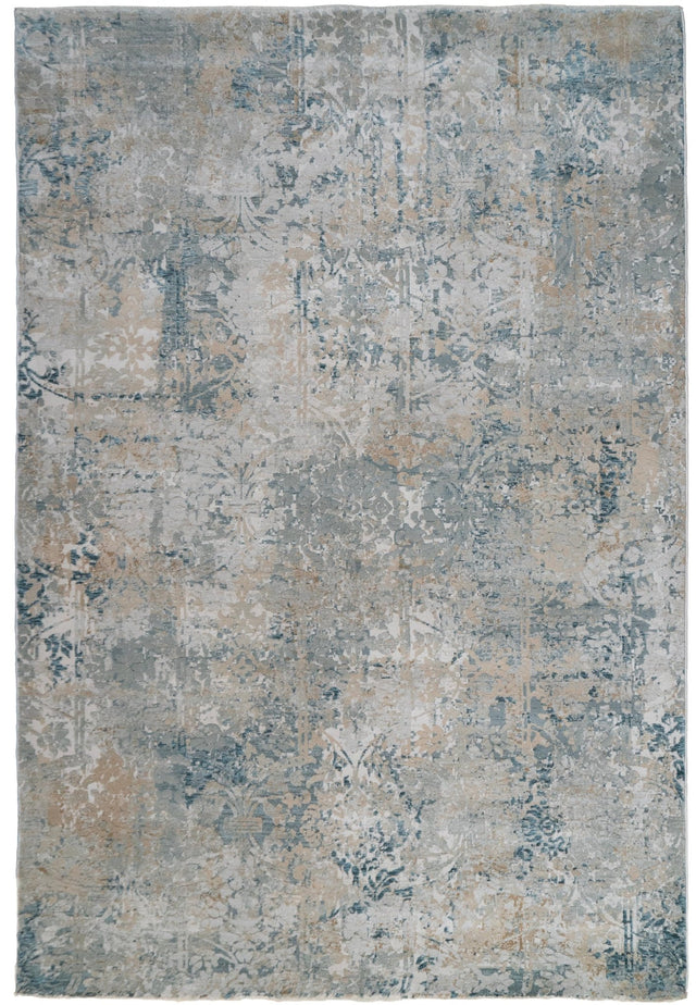 Dynamic Rugs Eden 10944 Power Loomed Modern Cream/Beige/Navy Rug
