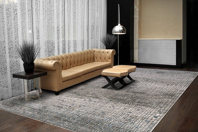 Dynamic Rugs Harlow 4808 Ivory/Grey/Blue Rug.