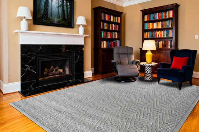 Dynamic Rugs Harmony 59019 Power Loomed Contemporary Ivory/Blue Rug