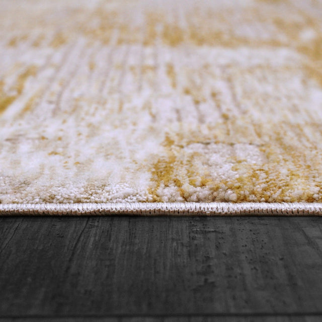 Dynamic Rugs Hudson 1454 Gold Rug.