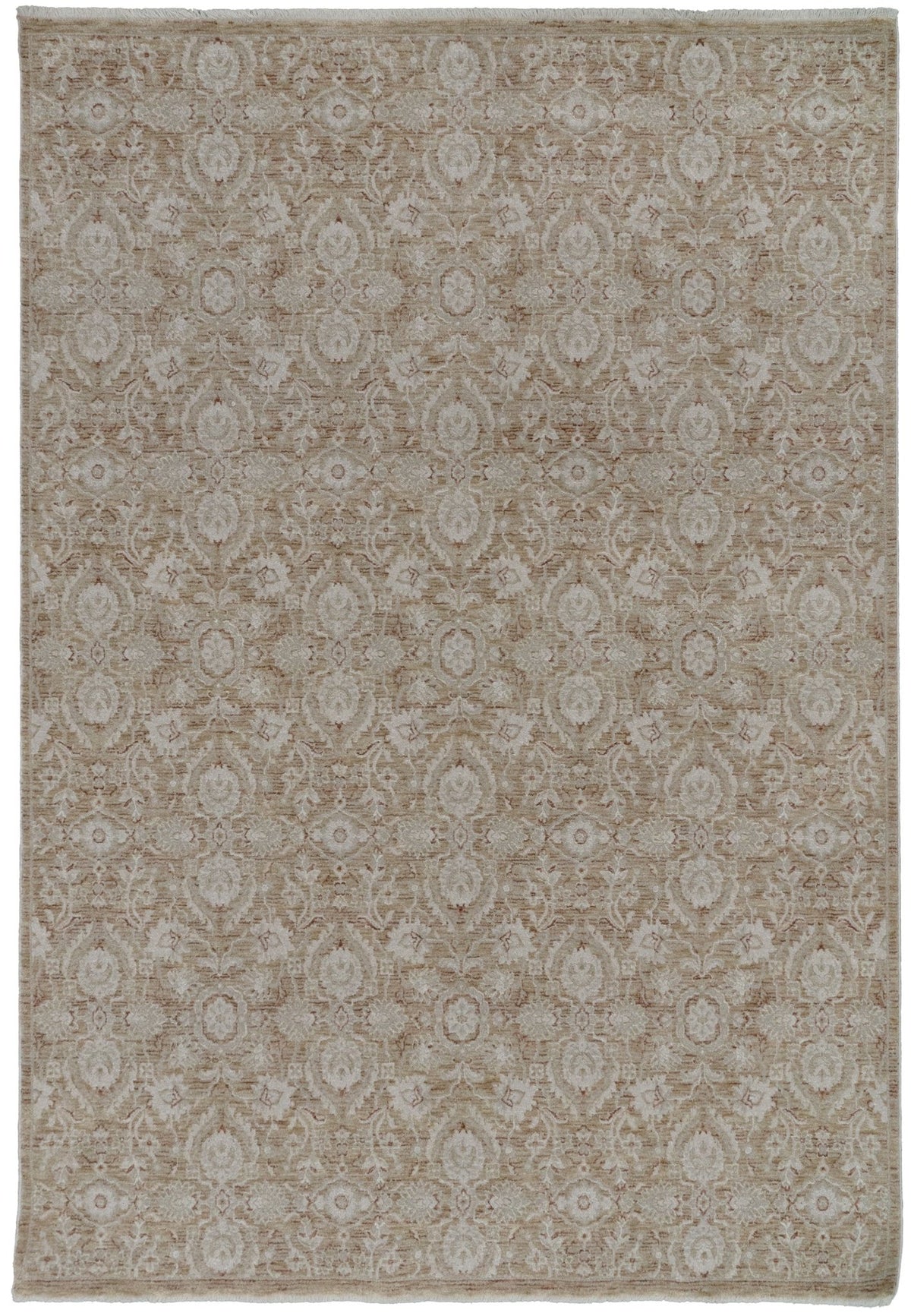 Dynamic Rugs Hudson 1480 Power Loomed Transitional Gold/Cream Rug