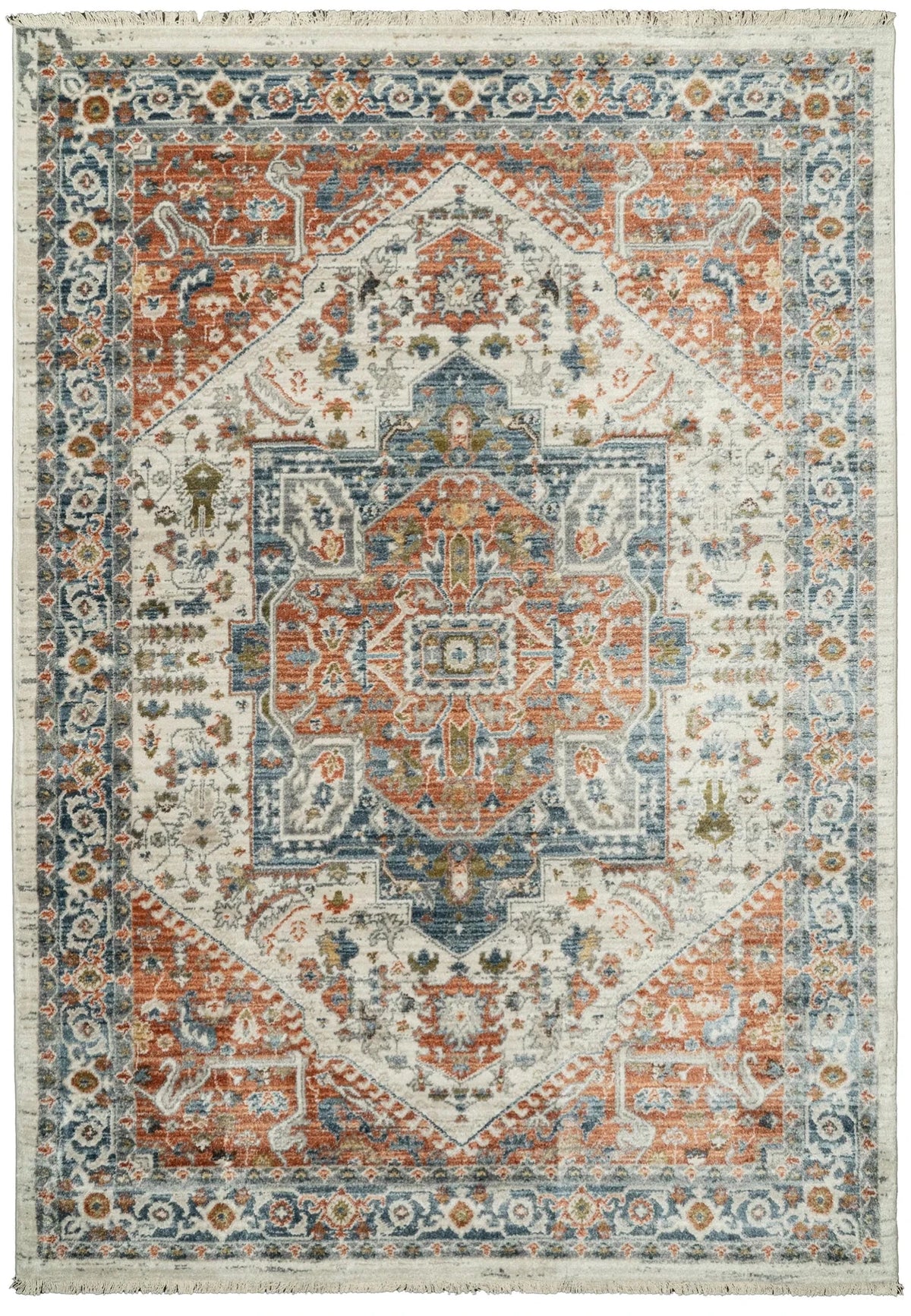 Dynamic Rugs Juno 6887 Power Loomed Traditional Beige/Multi Rug - Rectangular