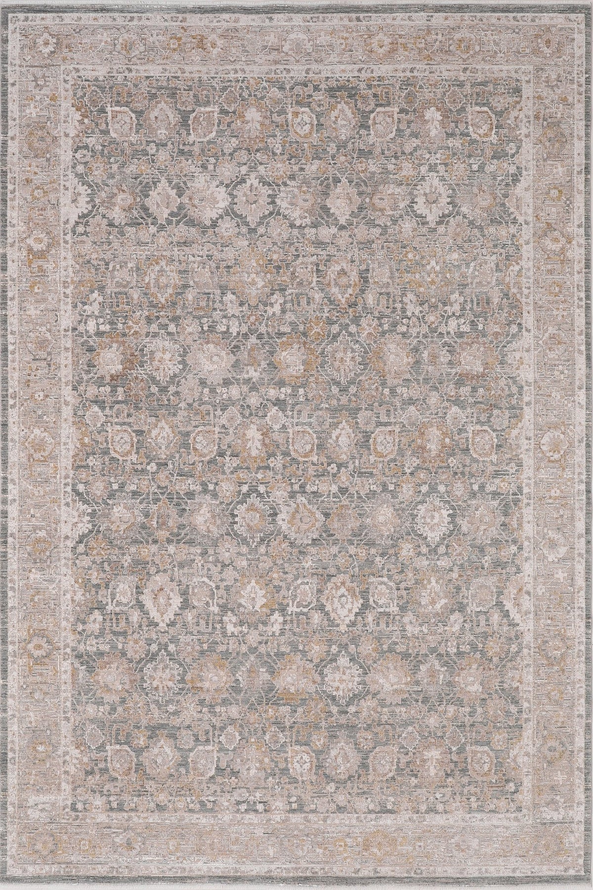 Dynamic Rugs Lara 14621 Power Loomed Traditional Beige/Grey/Cream Rug