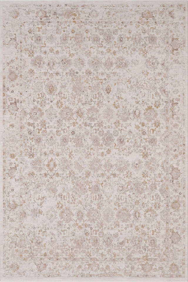 Dynamic Rugs Lara 14622 Power Loomed Traditional Beige/Cream Rug