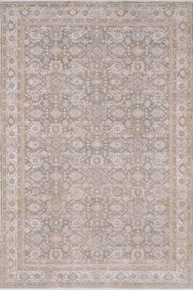 Dynamic Rugs Lara 14623 Power Loomed Traditional Beige/Grey/Cream Rug