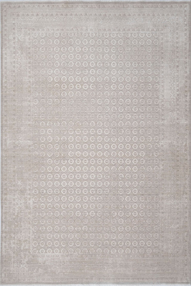 Dynamic Rugs Lara 14627 Power Loomed Traditional Taupe Rug