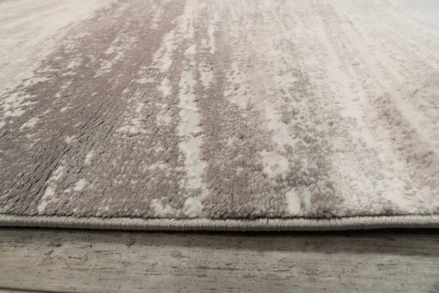 Dynamic Rugs Lazer 12675 Power Loomed Modern Grey/Dark Grey Rug