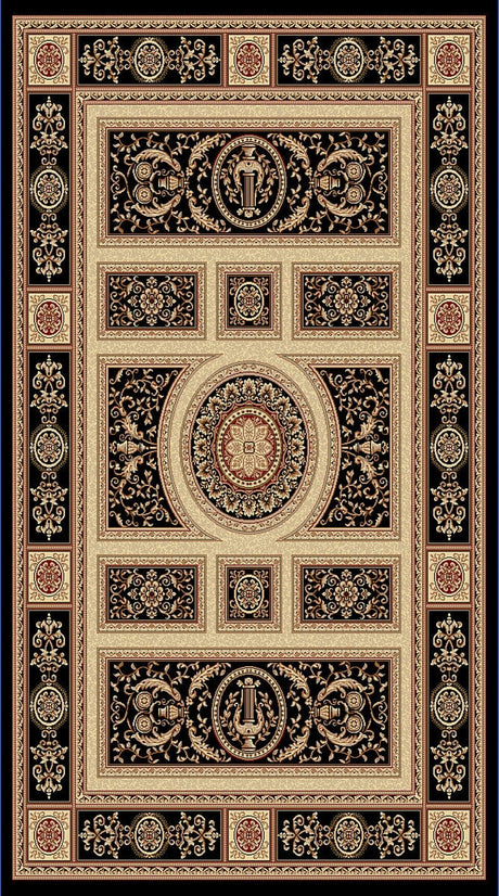 Dynamic Rugs Legacy 58021 Black Rugs.